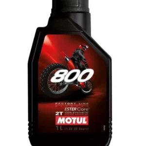 Двигателно масло MOTUL 800 2T off Road FACTORY LINE, оф-роуд, 100% синтетично 1 литър
