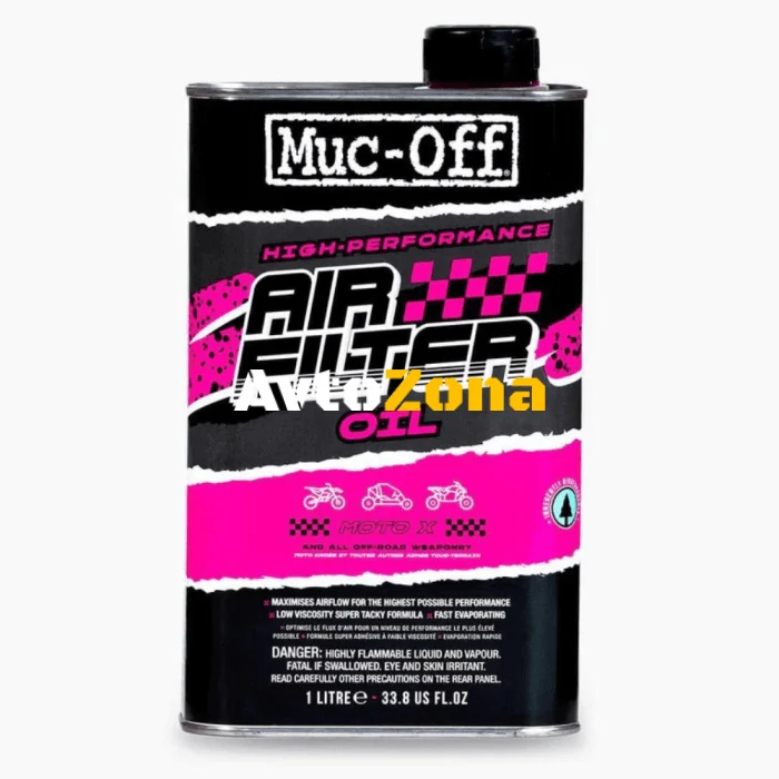 Масло за смазване на въздушен филтър Muc-Off - 1L