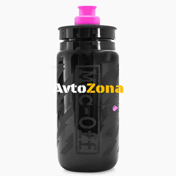 Бутилка за вода Muc-Off x Elite Fly - Black 550 ml