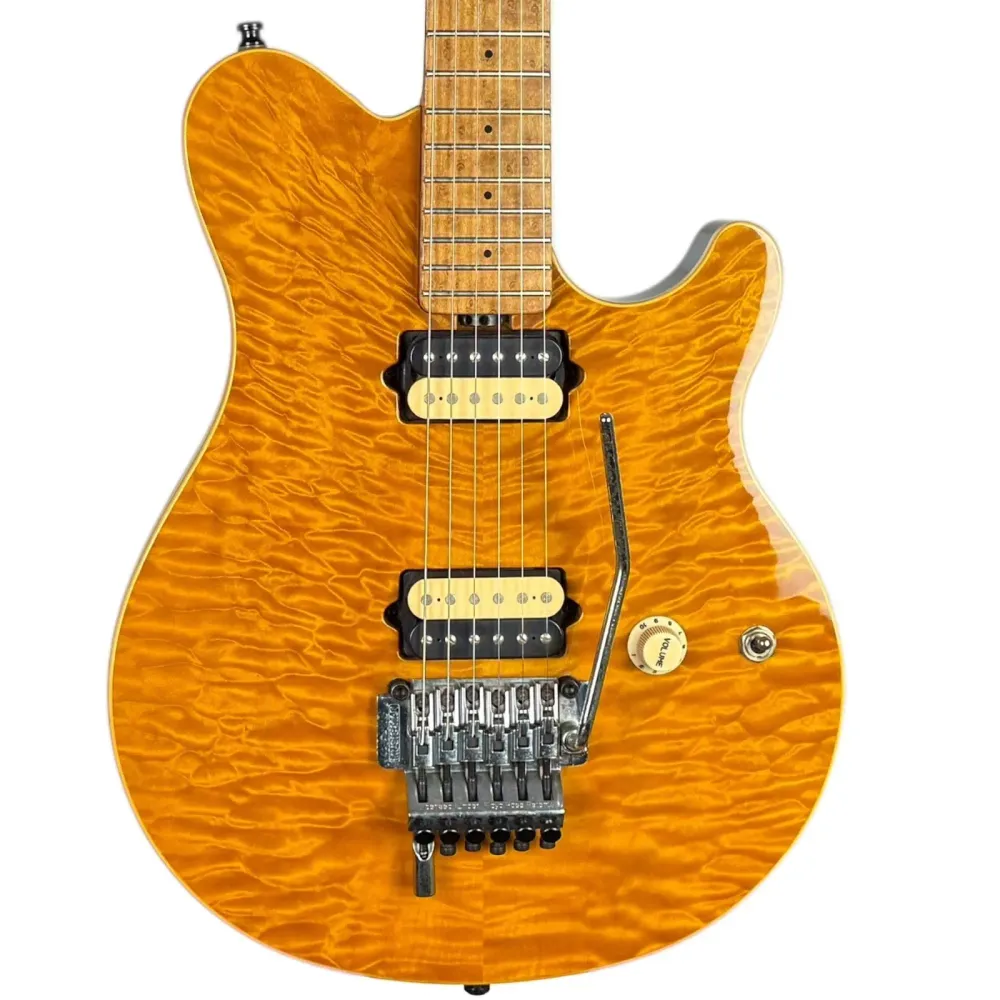 Music Man Ernie Ball Axis 2002 - Квилт кленов топ
