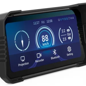 NAVITEL MS850 DUAL Мотоциклетна камера Навигация Мултимедиен екран Преден и заден видеорекордер