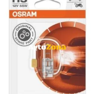 1 Брой Халогенна крушка за фар Osram H3 Standard, 12V, 55W