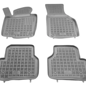 Гумени стелки за VW Passat B6 / B7 (2005-2014) / Tiguan (2007-2016) / Jetta (2011+) - тип леген сиви
