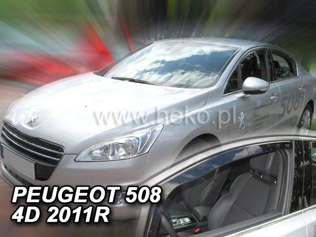 ВЕТРОБРАНИ ЗА PEUGEOT 508 (2011+) 5 ВРАТИ , SEDAN - 2БР. ПРЕДНИ