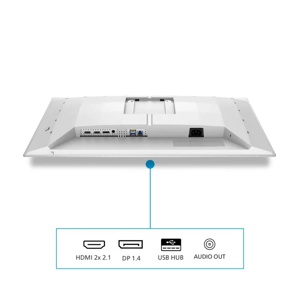 Philips Evnia 6000 27M2N6501L/00 компютърен монитор 67,3 см (26,5") 2560 x 1440 пиксела Quad HD QD-OLED Бял