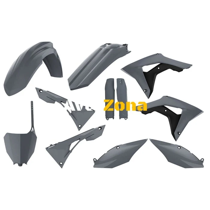 Пластмасов MX кит POLISPORT за HONDA CRF250R / CRF450R - 2019-21 Nardo Grey