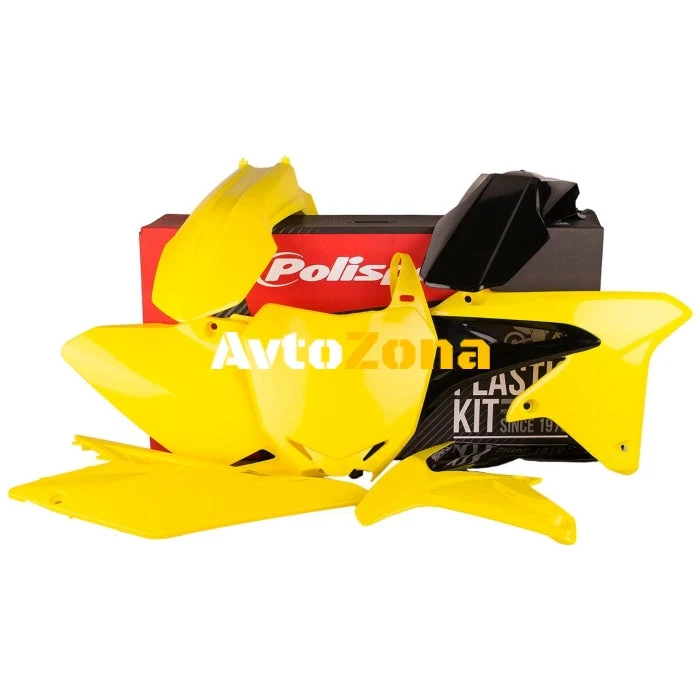 Пластмасов MX кит Polisport за RMZ450 (14-15) - 2008-17 Yellow OEM Color