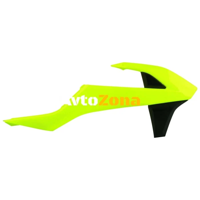 Пластмасови капаци за радиатор Polisport КТМ SX /SX-F / EXC / EXC-F / XC / XC-F Flo Yellow