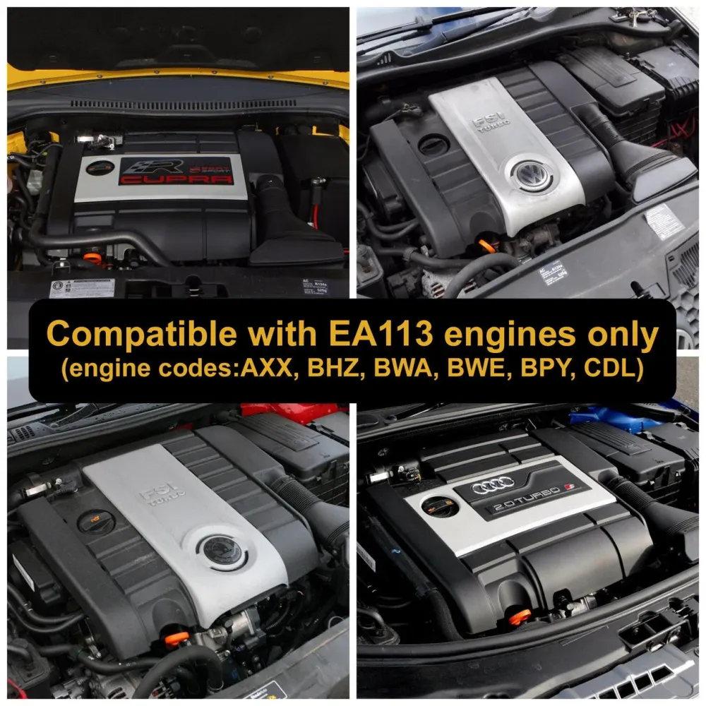 Комплект въздушен приемник Ramair с увеличен размер VAG 2.0TFSI EA113 VW Golf 5/6 GTI/R, Audi 8P A3/S3, TT 8J, Seat Leon 1...