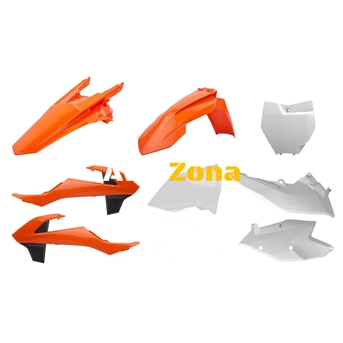 Пластмасов MX Replica кит POLISPORT за KTM SX/ SX-F/ XC-F OEM Color 18