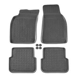 Гумени стелки Rezaw-Plast за Audi A6 (2004-2008) / A6 Allroad (2006-2011) - тип леген сиви