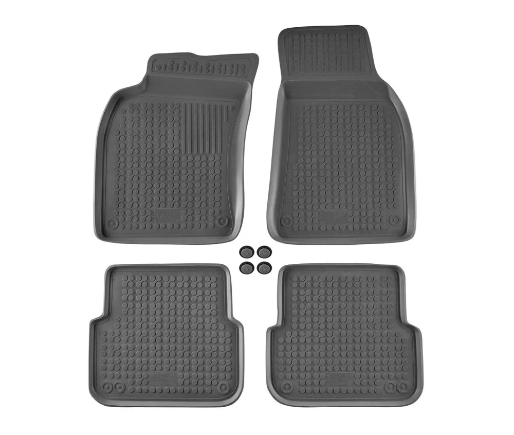 Гумени стелки Rezaw-Plast за Audi A6 (2004-2008) / A6 Allroad (2006-2011) - тип леген сиви