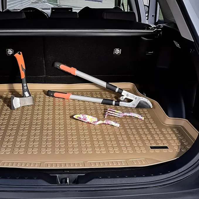 Гумена стелка за багажник Rezaw-Plast® за BMW X5 E70 SUV (2006–2013) бежова