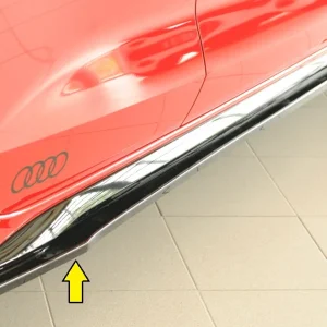 Rieger странични прагове Audi S3, A3 S-Line 8Y 2020+ - Високогланцов черен