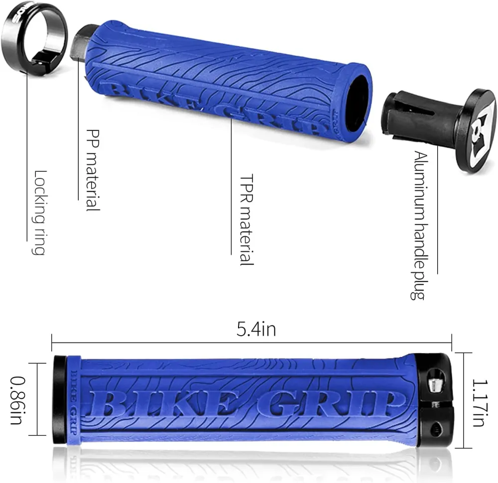 Дръжки за велосипед ROCKBROS BIKE GRIP синьо