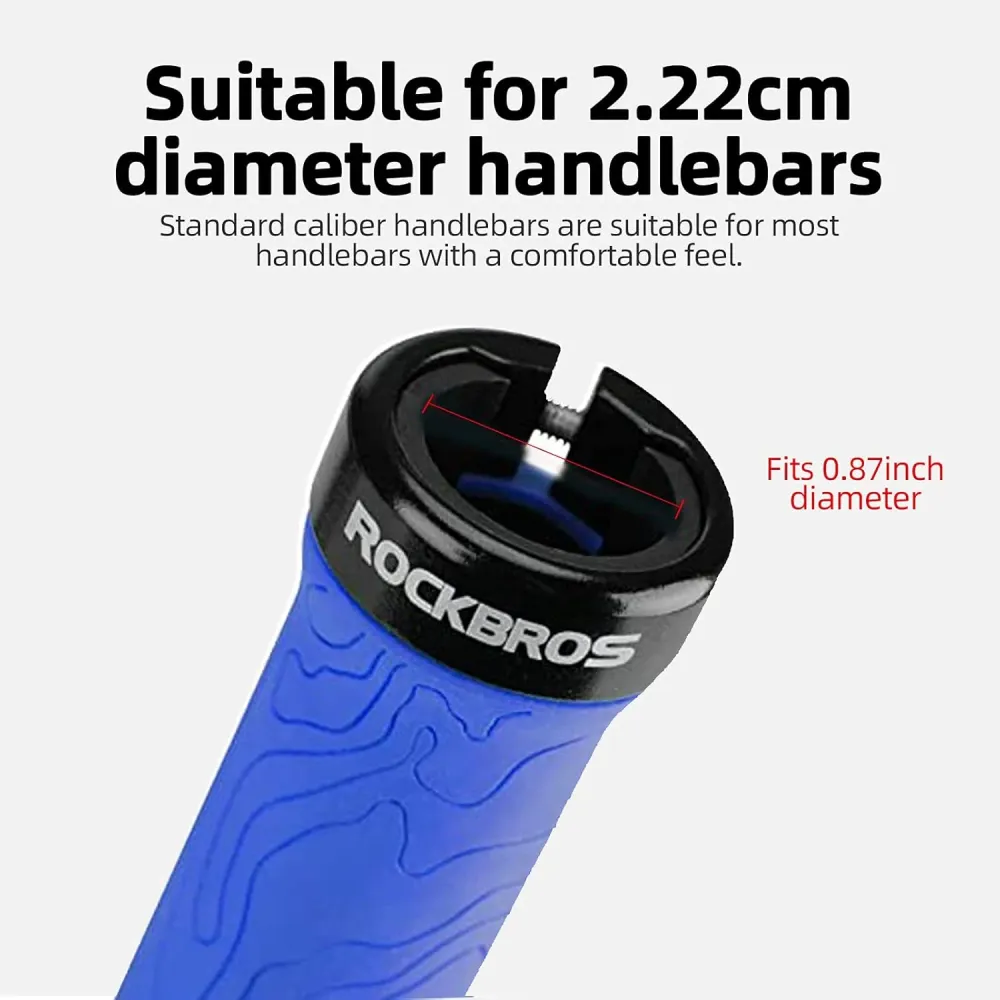 Дръжки за велосипед ROCKBROS BIKE GRIP синьо