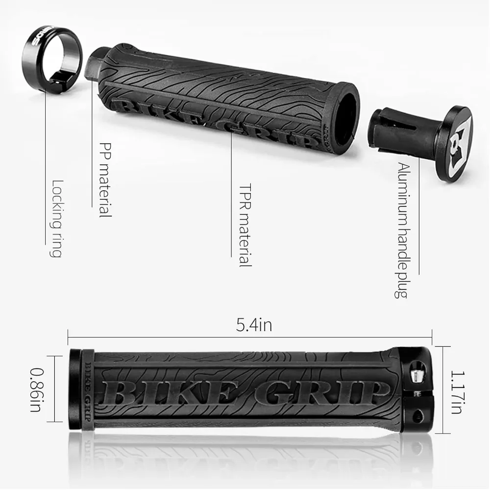 Дръжки за велосипед ROCKBROS BIKE GRIP черни
