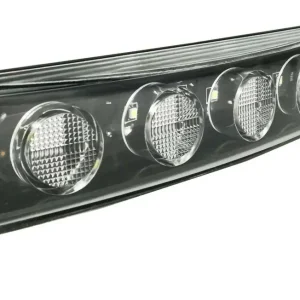 1бр БЯЛ преден габарит маркер за Скания Scania - 180mm x 40 mm + букса