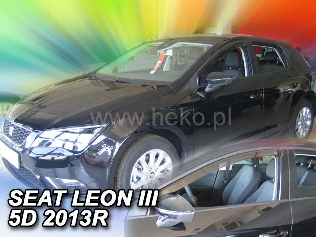 ВЕТРОБРАНИ ЗА SEAT LEON (2013+) 5 ВРАТИ , ST COMBI - 2БР. ПРЕДНИ