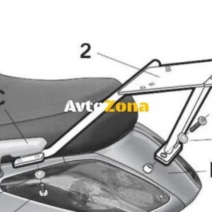 Монтажен комплект за куфари SHAD Y0XM25ST