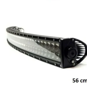 56 cm x 5.5 cm Slim Tънък Извит Мощен Диоден ЛЕД БАР LED Bar 120W 40 Led 12- 24V за Атв Джип 4х4 Offroad Камион втомобил и...