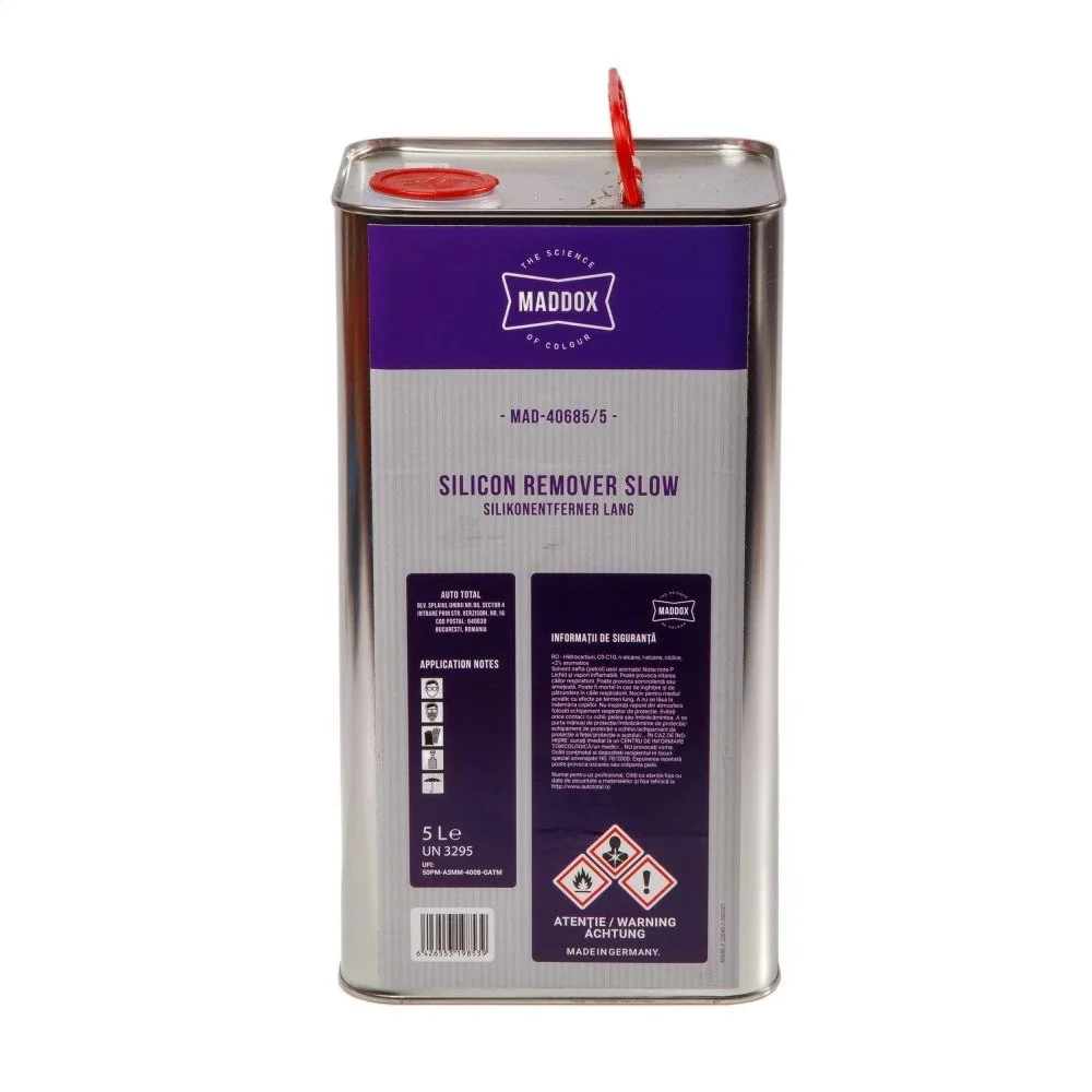 Препарат за отстраняване на силикон Slow Maddox, 5L