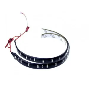 Комплект две 30СМ водоустойчиви диодни ленти - дневни светлини - 12 SMD диода - оранжеви