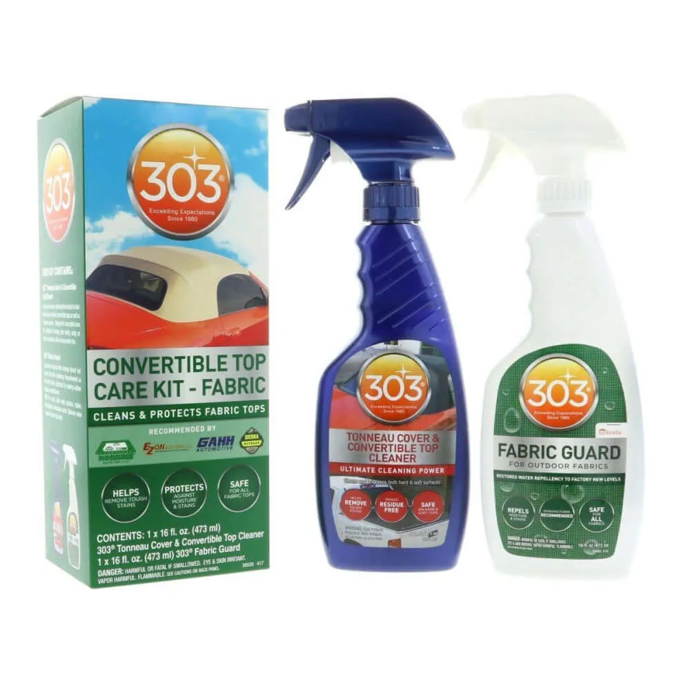 Soft-Top Cleaner and Waterproofer 303 Fabric Fabric Convertible Kit Kit, 476 ml