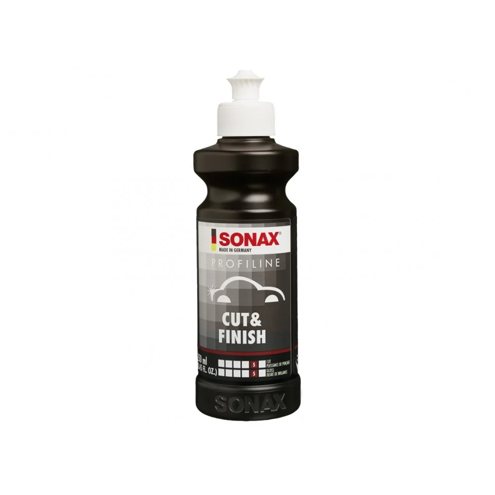 Абразивен лак за кола Sonax ProfiLine Cut and Finish, 250 мл