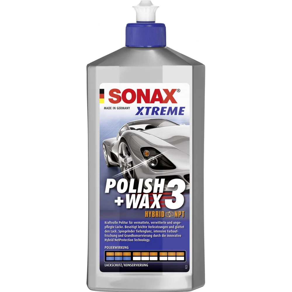 Полиране и восък за кола Sonax Xtreme Polish Wax 3 Hybrid NPT, 500 ml