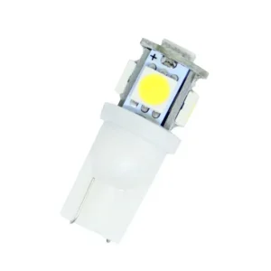 Лед крушки тип T10 с 5 SMD диода 5000K