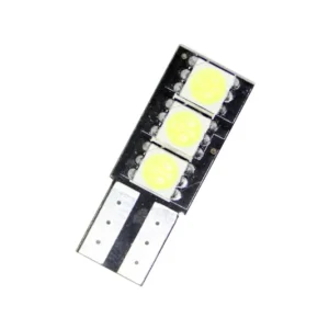 Лед крушки тип T10 с 3 SMD диода от една страна - Canbus