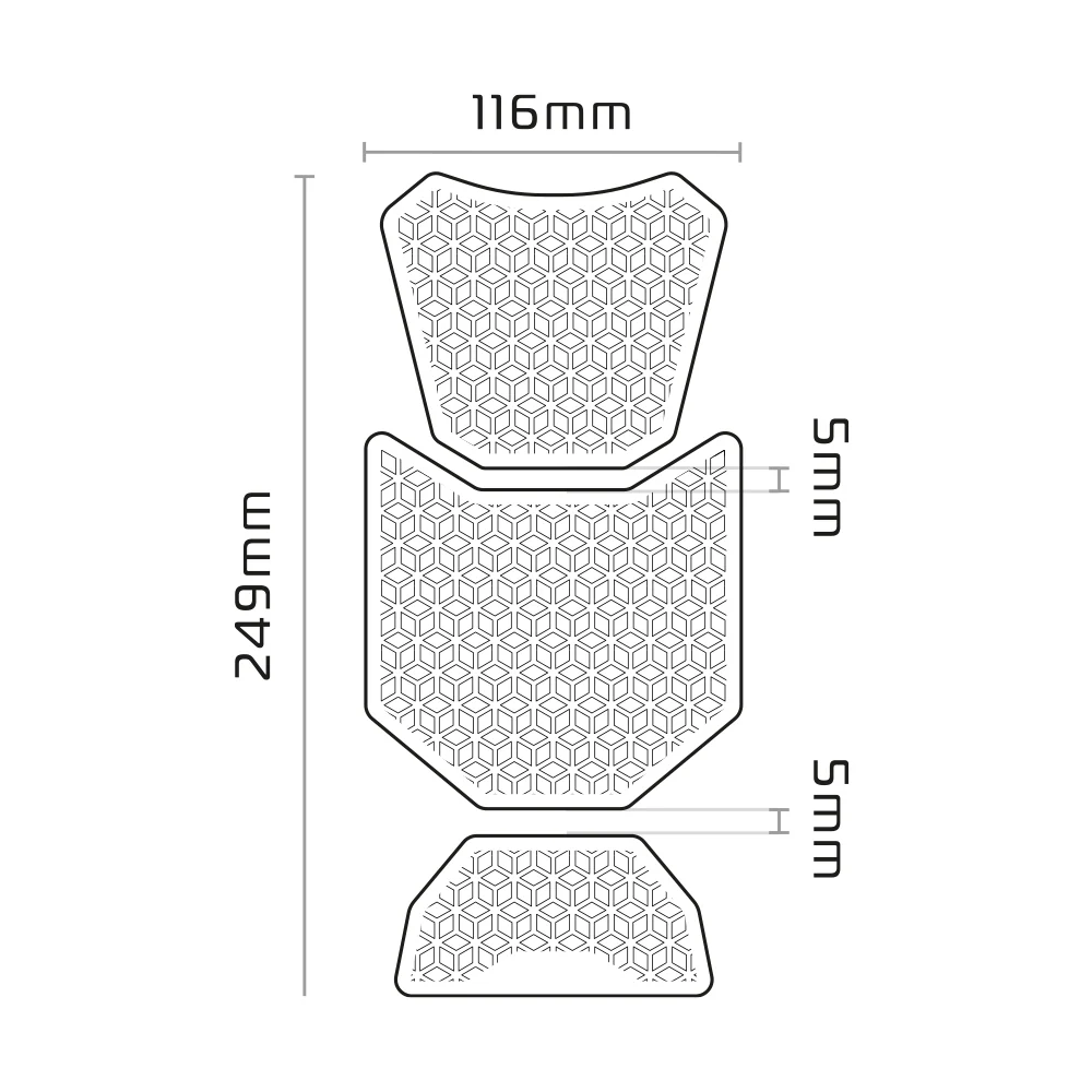 Стикер Tank Pad Moto Oxford Gripper