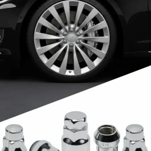 Алюмирани гайки от алютии, подходящи за модели Tesla 3 Y S X