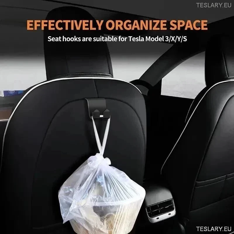 Куки за съхранение на предни седалки за модели на Tesla 3 y s x