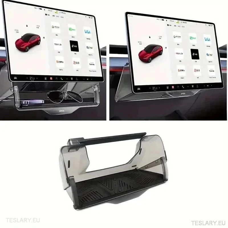 Tesla 3/Y под организатор за съхранение на екрана