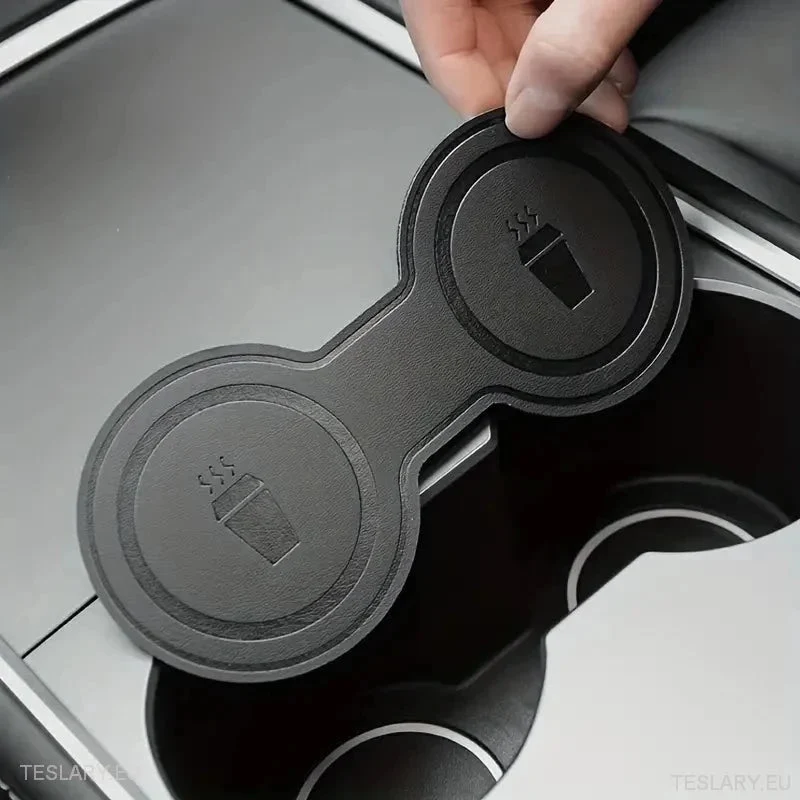 Tesla 3/Y черна кожена централна конзолна чаша чаша