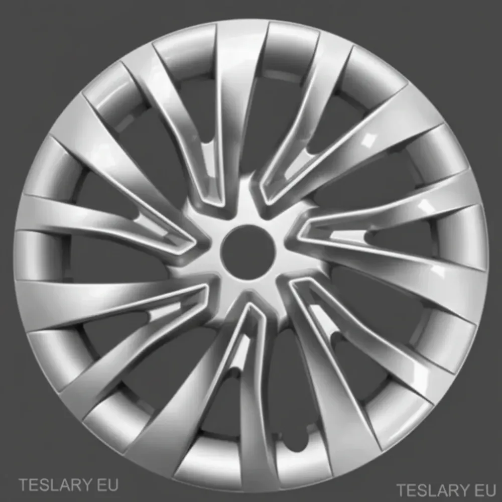 18" Сребърни капаци за джанти за Tesla 3 Highland с пълна джанта