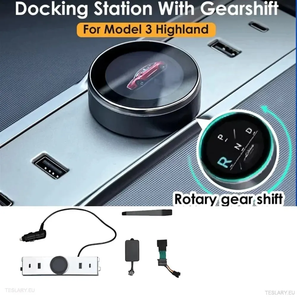 Tesla 3 Highland Gear Knob Control Control