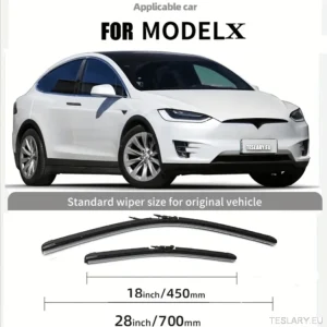 Комплект за острие на таблото Tesla Model X (и двете чистачки) 18/28 2016 - 2020 LHD