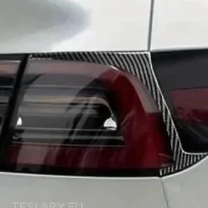 Задни светлини Истинска мека облицовка на въглеродни влакна за Tesla Model 3 & Y
