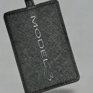 Модерен ключов калъф с лого на Tesla Model 3
