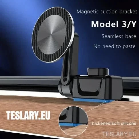 Tesla Model 3/Y притежател на магнитен телефон 360 градуса.