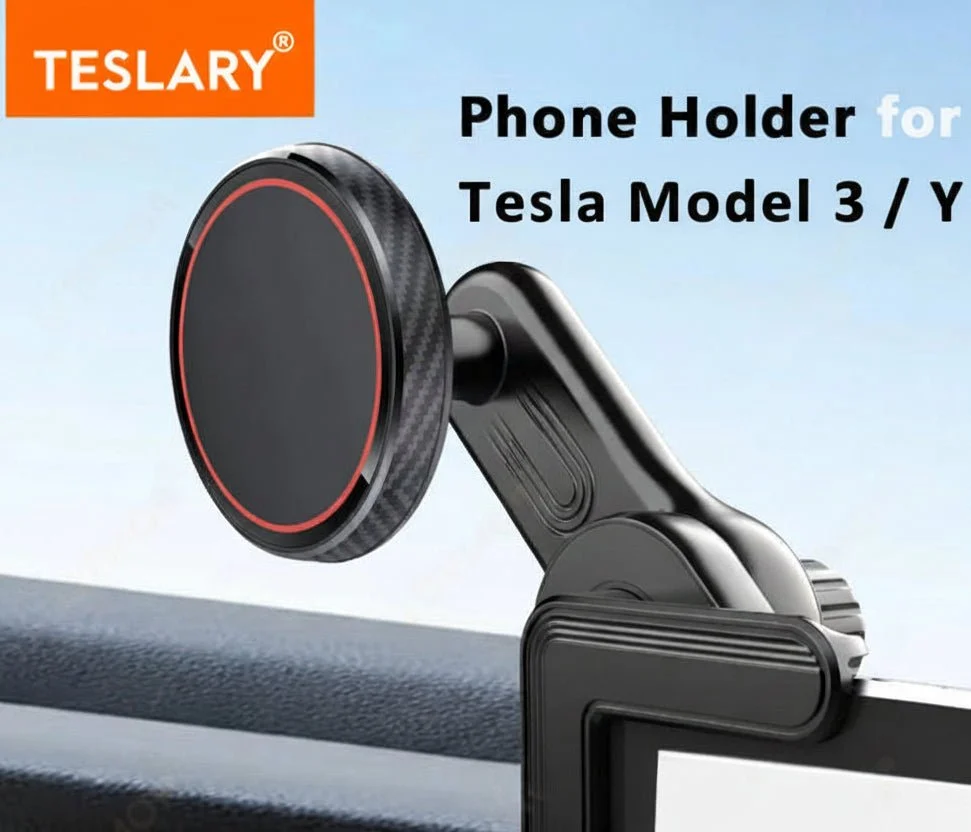 Tesla Model S X Y 3 Екранно притежател на монтиране на телефон 360 градуса