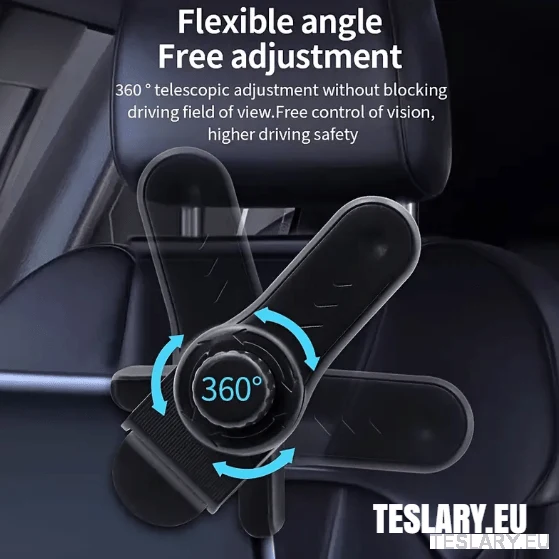Tesla Model S X Y 3 Екранно притежател на монтиране на телефон 360 градуса