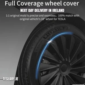 Tesla Model 3+ Хайленд 18" Капаци за джанти Blade Style - матово черно