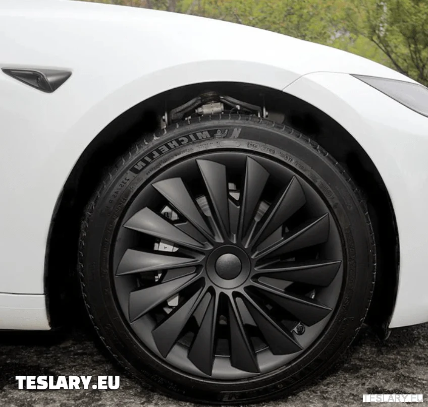 Tesla Model 3+ Хайленд 18" Капаци за джанти Blade Style - матово черно