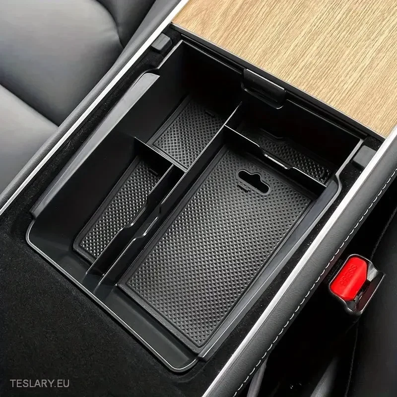 Tesla Model Y Center Console Console задна тава за организатор