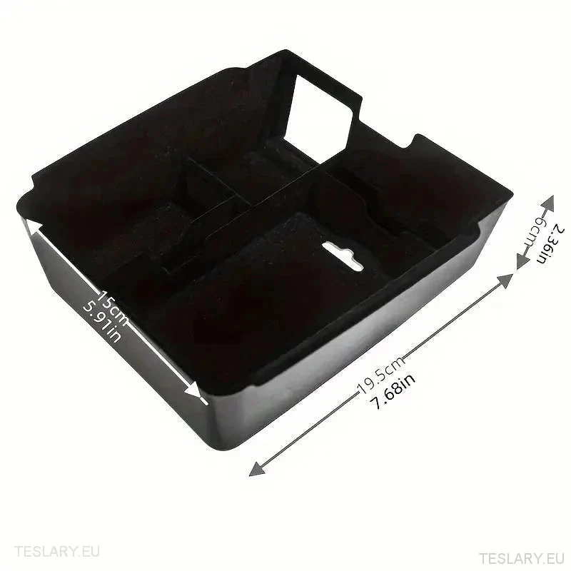 Tesla Model Y Center Console Console задна тава за организатор