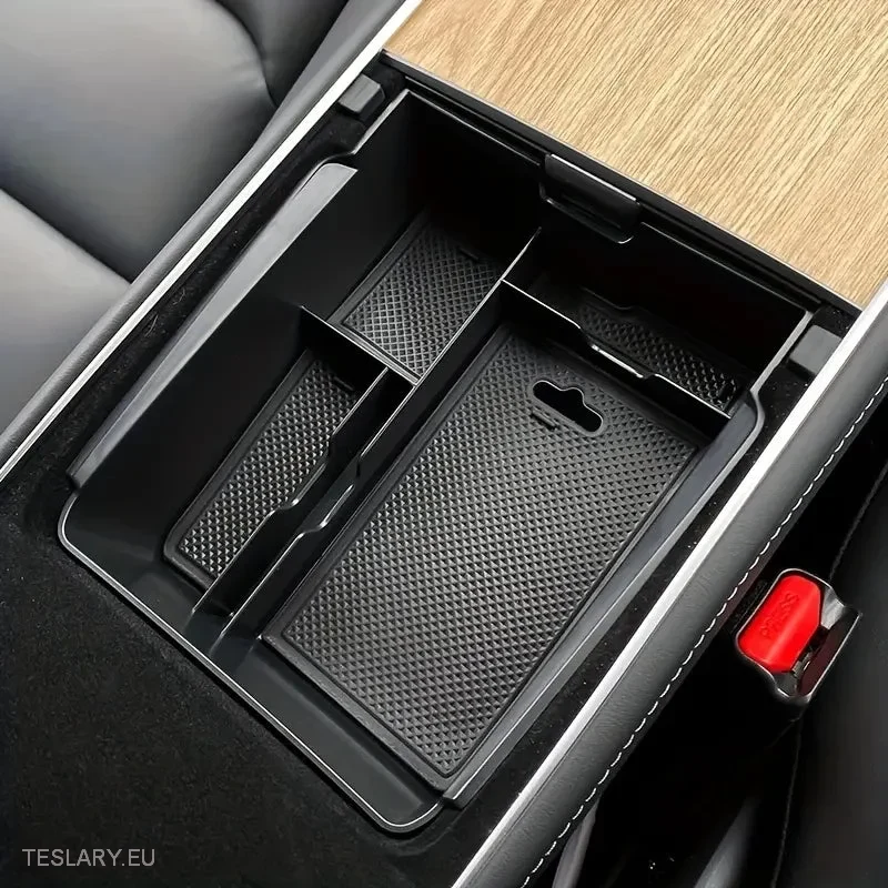 Tesla Model Y Center Console Console задна тава за организатор